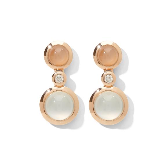 Tamara Comolli-BOUTON 2 Cabochon Ohrringe Camel-E-BOU-2-Camel-Clrg-1