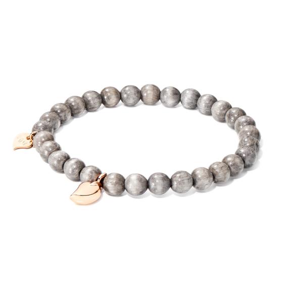 Tamara Comolli-INDIA Drop Armband small Greywood-B-IND-GW-Dr-s-rg-1