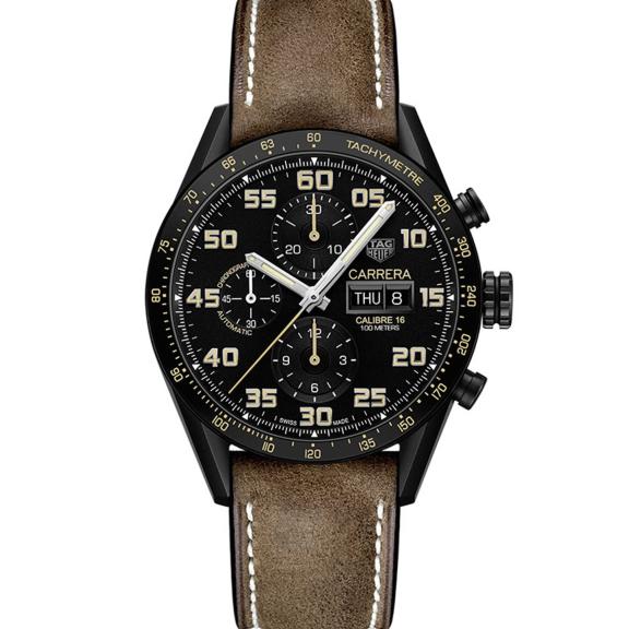 TAG Heuer-Carrera Calibre 16 Automatik-Chronograph 10 ATM - 43mm-CV2A84.FC6394