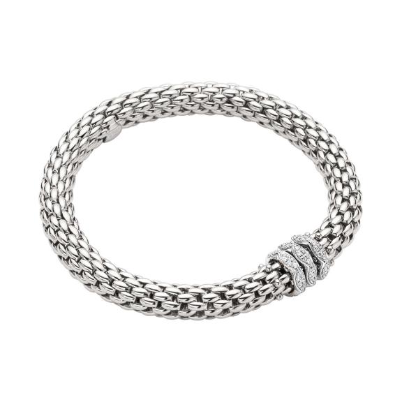 FOPE-Flex'it Love Nest Armband-451BPAVE_B_XS