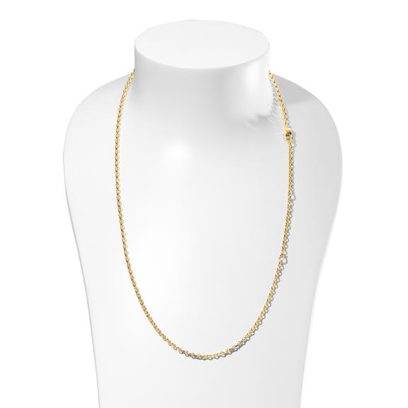 Tamara Comolli-BELCHER Kette 60 cm 2.8 mm 18K Gelbgold-C-BelA-2.8-yg-60-1