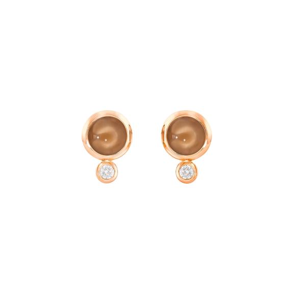Tamara Comolli-BOUTON Ohrringe Brauner Mondstein-E-BOU-MoBr-Cl-rg-1