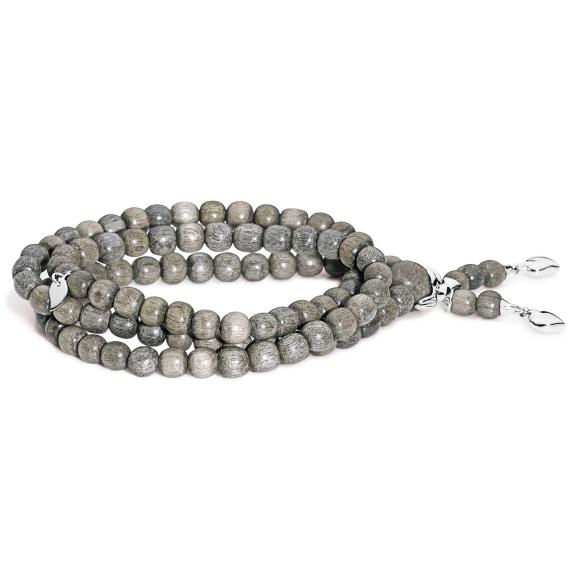 Tamara Comolli-INDIA Armband medium Greywood-B-IND-GW-m-wg-1