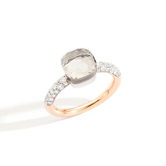 Pomellato-Nudo kleiner Ring-PAB7040O6WHRDB0TB