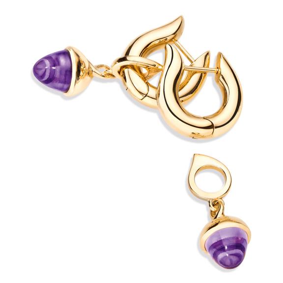 Tamara Comolli-SIGNATURE Hoop Ohrringe small 18K Gelbgold-E-Ho-s-yg-2