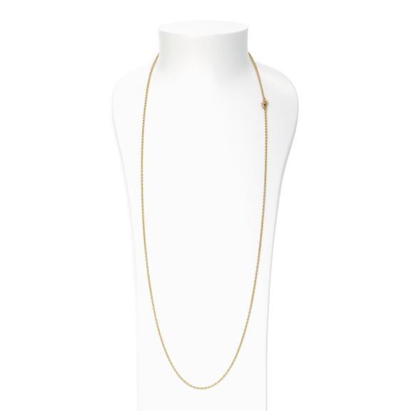 Tamara Comolli-BELCHER Kette 90 cm 2 mm 18K Gelbgold-C-BelA-2-yg-90-1