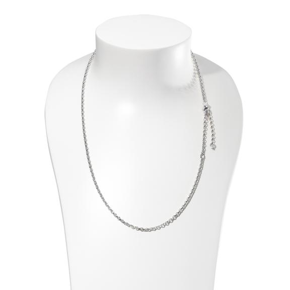 Tamara Comolli-BELCHER Kette 60 cm 2.8 mm 18K Weißgold-C-BelA-2.8-wg-60-2