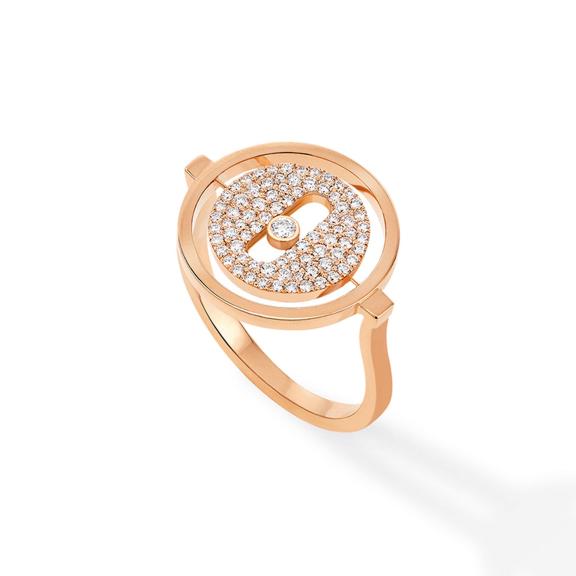 Messika-Lucky Move Pavée PM Ring-07534-PG