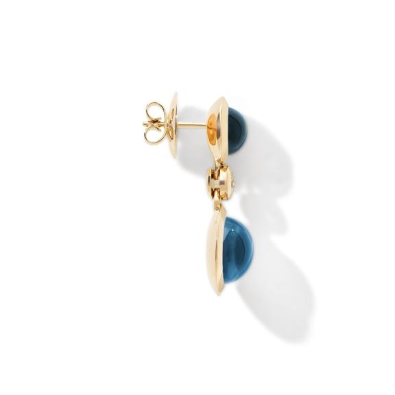 Tamara Comolli-BOUTON 2 Cabochon Ohrringe Sky-E-BOU-2-Sky-Cl-yg-2