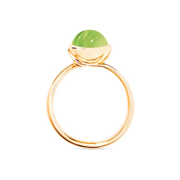 Tamara Comolli-BOUTON Ring small Peridot-R-BOU-s-Per-yg-2