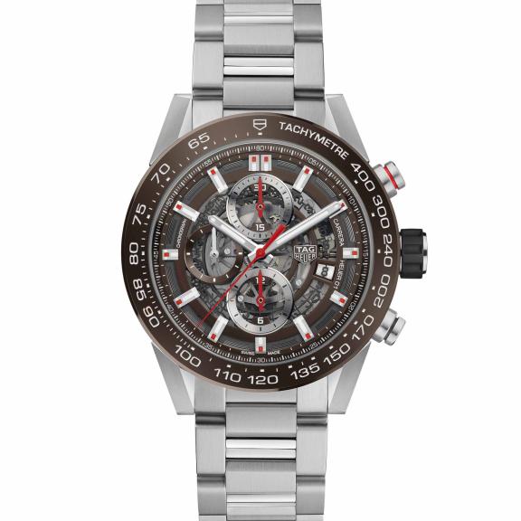 TAG Heuer-Carrera Calibre Heuer 01 Automatik-Chronograph 10 ATM - 43mm-CAR201U.BA0766
