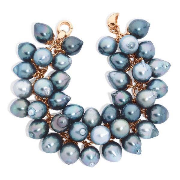 Tamara Comolli TAHITIAN GRAPES Armband Tahitiperlen (Ref: B-GRP-Tah-rg)