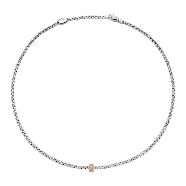 FOPE Eka Halskette mit Diamanten in Rautenfassung (Ref: 73101CX_BB_B_XRX_043)