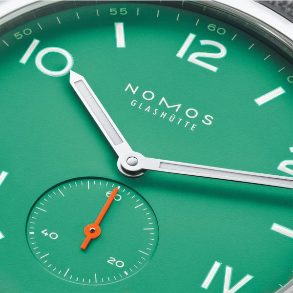 NOMOS Glashütte Club Campus 38 electric green (Ref: 726)