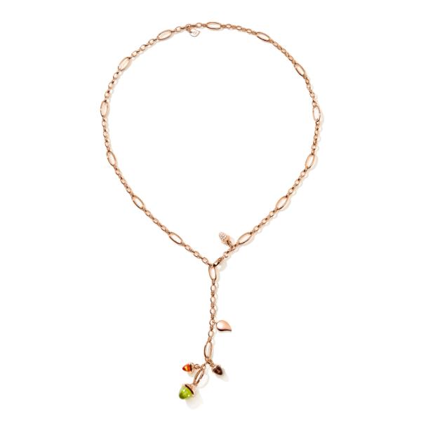 Tamara Comolli MIKADO Halskette Delicate 'INDIAn Summer'  (Ref: N-M-Del51-IS-pD-rg)