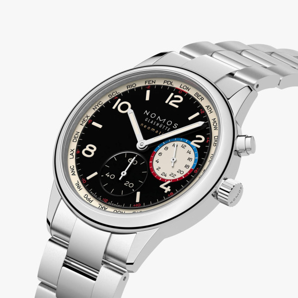 NOMOS Glashütte Club Sport Neomatik Weltzeit Dark (Ref: 793.SB)