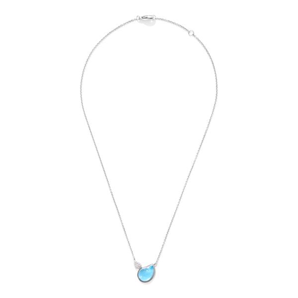 Tamara Comolli SIGNATURE Halskette 2 Drops  (Ref: N-Sig-2Dr-ToSw-p-wg)