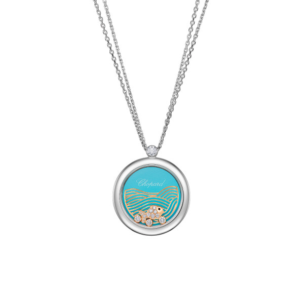 Chopard Happy Fish Anhänger mit Halskette (Ref: 799450-9601)
