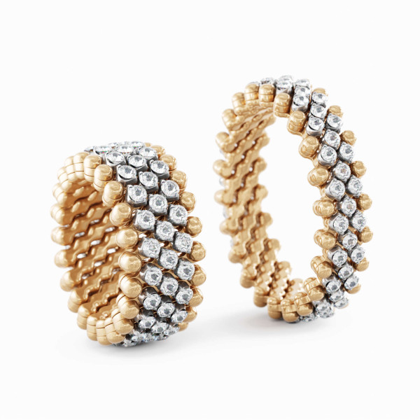Serafino Consoli Brevetto Multi-Size Ring (Ref: RMS 5M2 RWG WD)