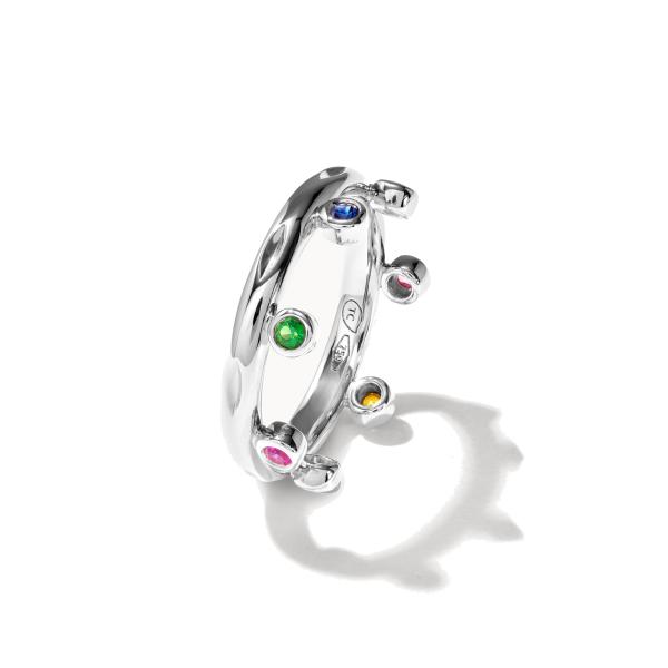 Tamara Comolli GYPSY Ring Crown Brilliant Cut 'Candy'  (Ref: R-Gyp-C-Br-Can-wg)
