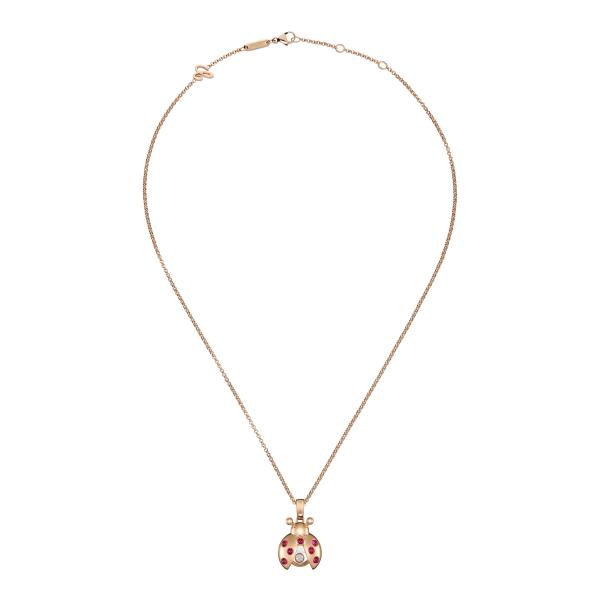 Chopard Happy Diamonds Marienkäfer Anhänger mit Halskette (Ref: 79A186-5001)