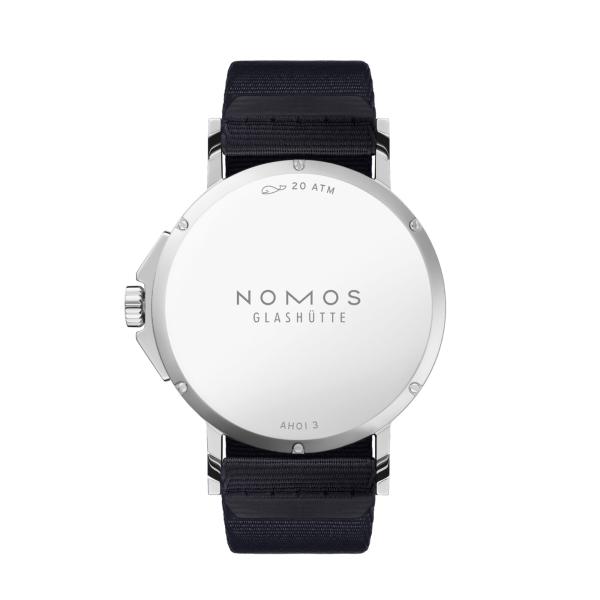 NOMOS Glashütte Ahoi neomatik 38 Datum sky (Ref: 516)