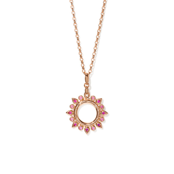 Tamara Comolli SIGNATURE Anhänger Sun 'Blush' Small (Ref: P-SIG-Sun-s-Blu-rg)