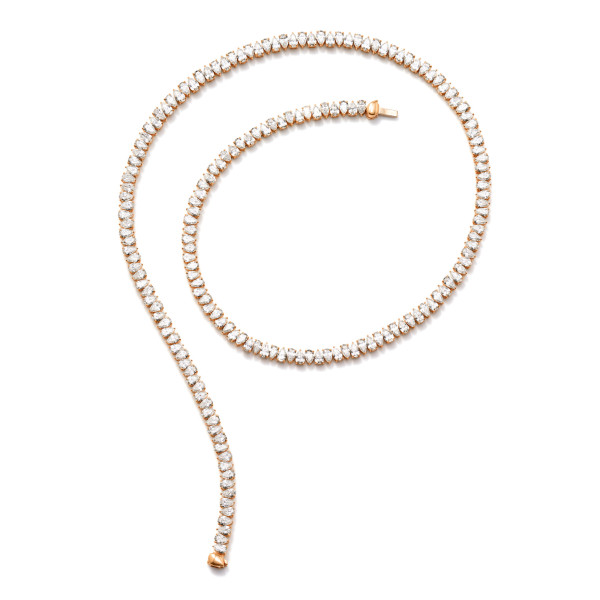 Tamara Comolli SIGNATURE Halskette Rivière (Ref: N-SIG-R-Cl-rg)
