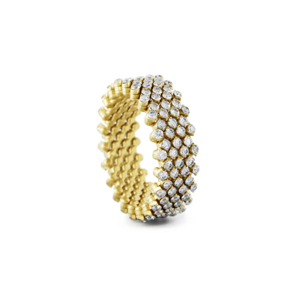 Serafino Consoli Brevetto Multi-Size Ring (Ref: RMS 7F2 YG WD)