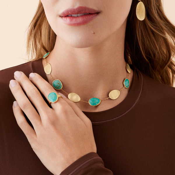 Marco Bicego Lunaria Color Halskette (Ref: CB2099 TUM01 Y)