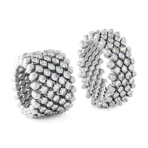 Serafino Consoli Brevetto Multi-Size Ring (Ref: RMS 7M4 WG WD)