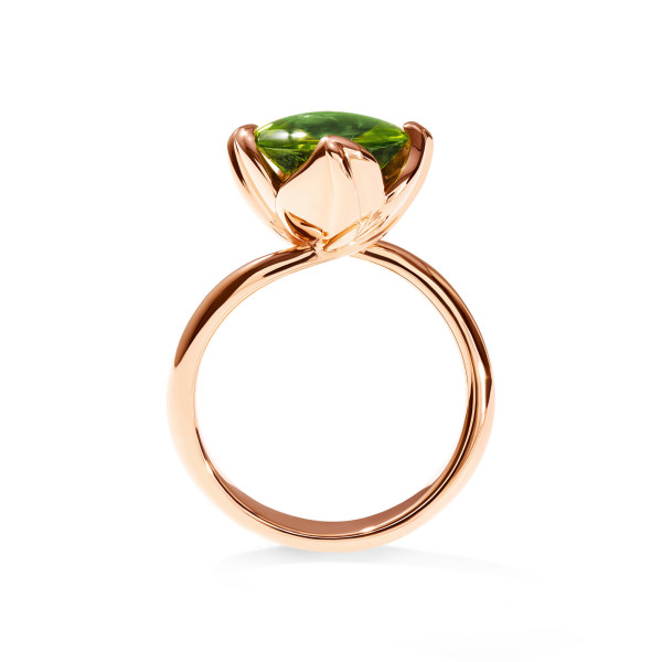 Tamara Comolli TULIP Ring Small mit Peridot (Ref: R-TUL-s-Per-rg)
