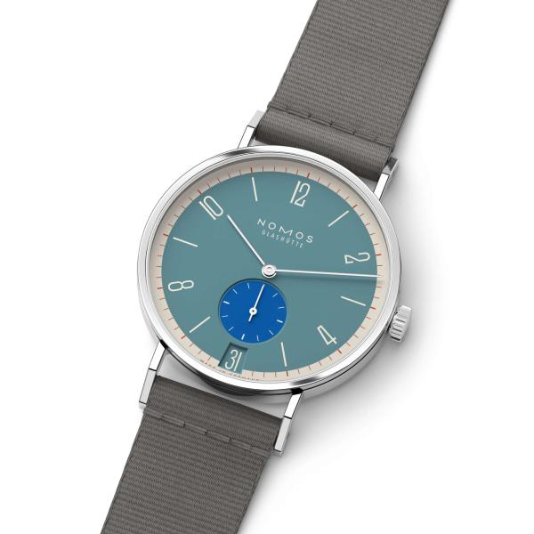 NOMOS Glashütte Tangente 38 Datum Super Sardine  (Ref: 179.S16)