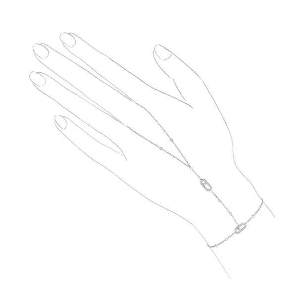 Messika Move Uno Handkette (Ref: 12021-WG)