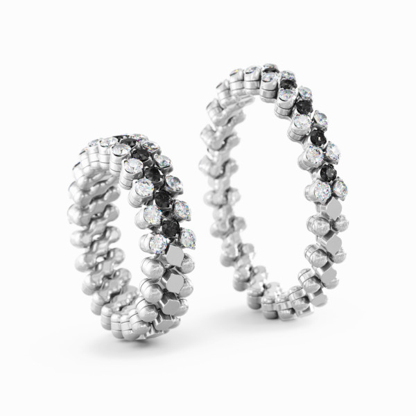 Serafino Consoli Brevetto Multi-Size Ring (Ref: RMS 3H2 WG WD BD)
