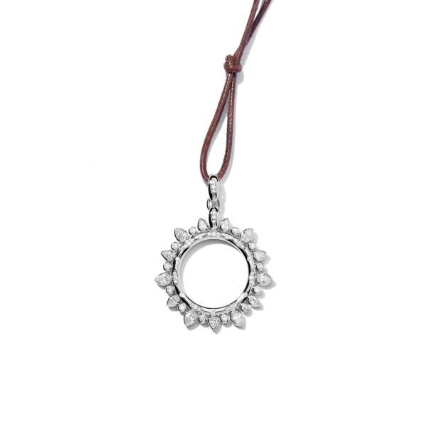 Tamara Comolli GYPSY Anhänger Classic Sun large mit Diamanten (Ref: P-Gyp-Cl-l-wg)