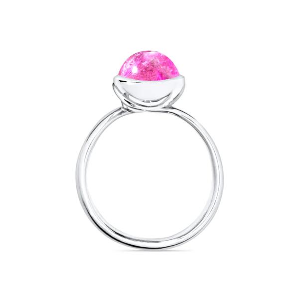 Tamara Comolli BOUTON Ring small rosa  Turmalin (Ref: R-BOU-s-TuRo-wg)