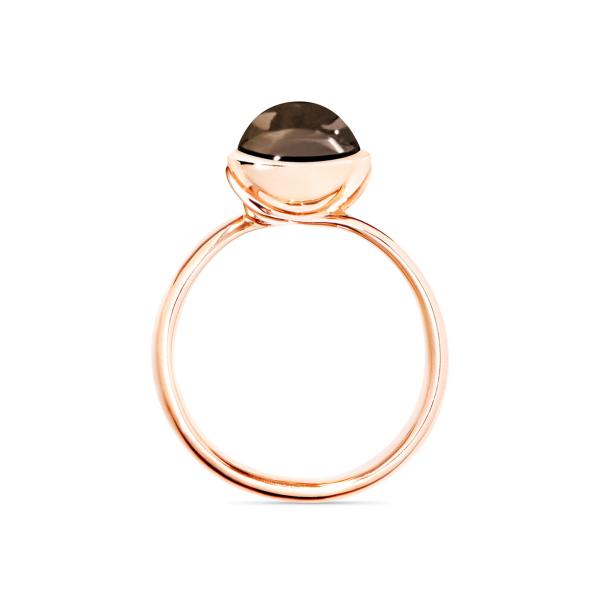 Tamara Comolli BOUTON Ring small Rauchquarz (Ref: R-BOU-s-SmQu-rg)