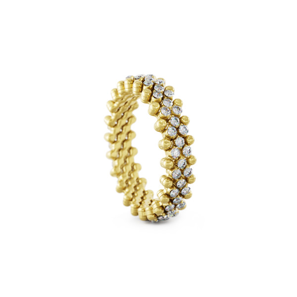 Serafino Consoli Brevetto Multi-Size Ring (Ref: RMS 5M2 YG WD)
