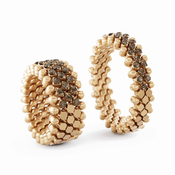 Serafino Consoli Brevetto Multi-Size Ring (Ref: RMS 5HM2 RG BRD)
