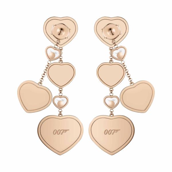 Chopard Happy Hearts Golden Hearts Ohrhänger (Ref: 83A707-5929)