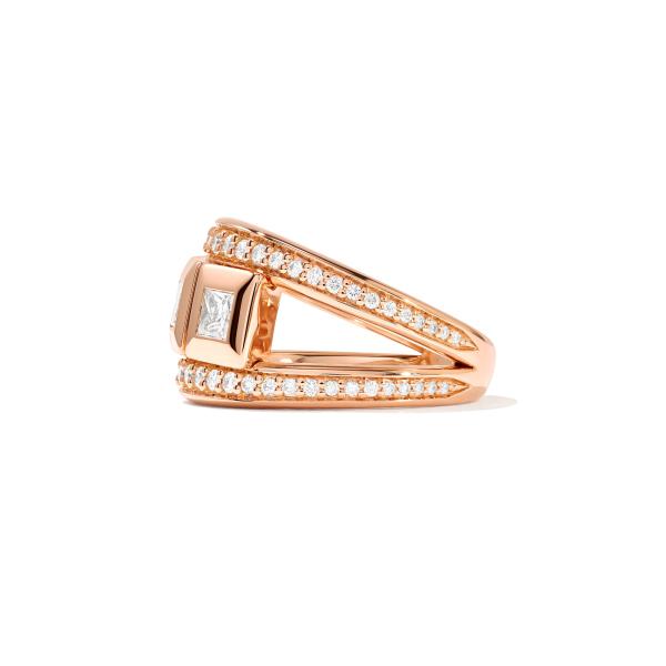 Tamara Comolli CURRICULUM VITAE Ring 3 mit Diamant Pavé - medium (Ref: R-CV3-s-Pr-p-rg)