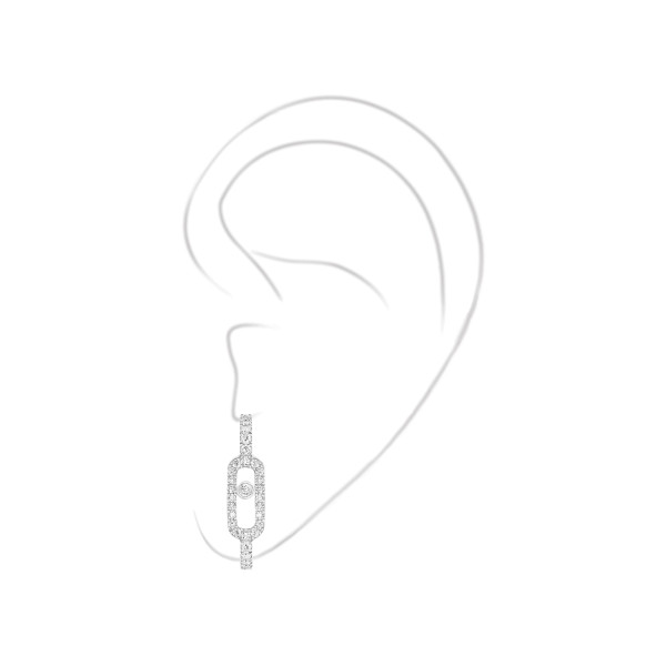 Messika Einzelner Move Uno Ohrring (Ref: 10007-WG)