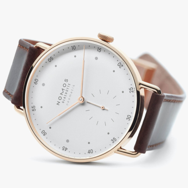 NOMOS Glashütte Metro Roségold neomatik 39 (Ref: 1180)