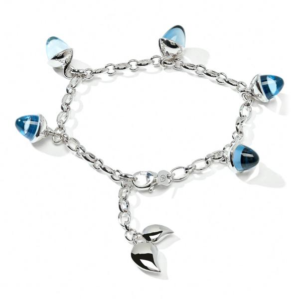 Tamara Comolli MIKADO Flamenco Charm Armband Sky (Ref: B-MFL-Ch-Sky-wg)