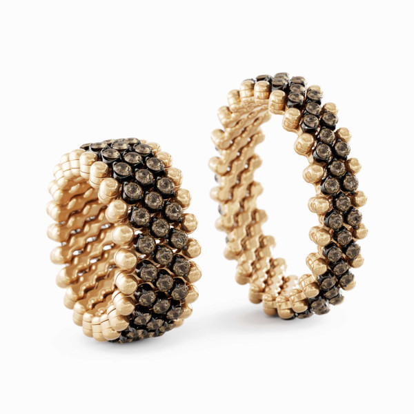 Serafino Consoli Brevetto Multi-Size Ring (Ref: RMS 5M2 RBG BRD)