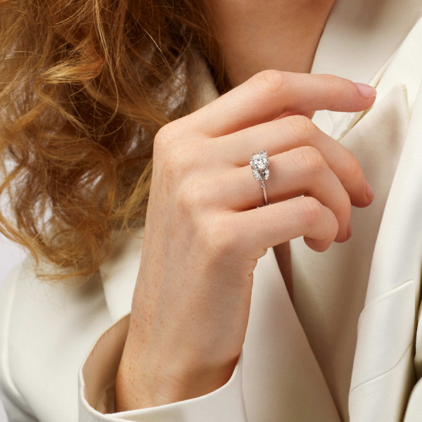 Ole Lynggaard Copenhagen Winter Frost Solitaire Ring (Ref: A2782-513)