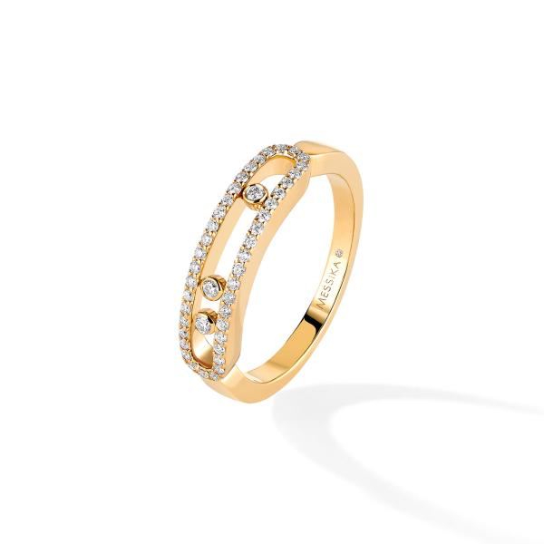 Messika Baby Move Classique Pavé Ring (Ref: 04683-YG)