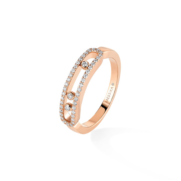 Messika Baby Move Classique Pavé Ring (Ref: 04683-PG)