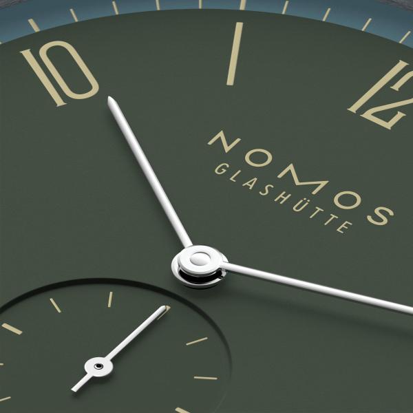 NOMOS Glashütte Tangente 38 Datum Lakritze  (Ref: 179.S18)